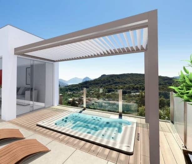 Projet architecture extérieure - Pergola et piscine