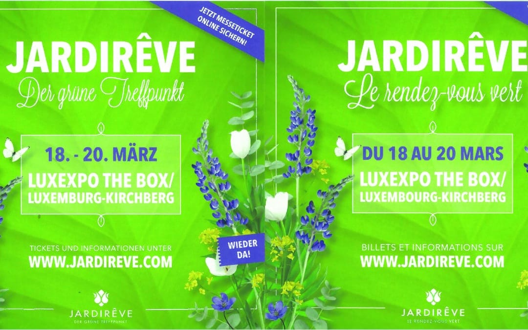 Venez rencontrer GardenSKoncept au salon Jardirêve du 18 au 20 mars 2022
