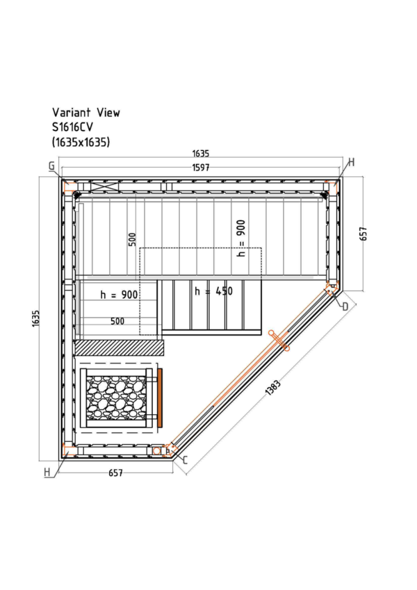 Harvia- Sauna chez Gardenskoncept